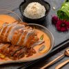 032 Knusprige Ente in Thai-Curry-Soße 